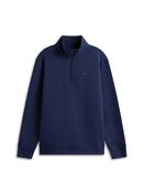 TOMMY JEANS REG FLEECE 1/4 ZIP - DARK NIGHT NAVY