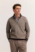BUGATTI 8550-25061F 1/2 ZIP - 80 BROWN