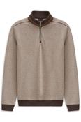 BUGATTI 85060D 1/4 ZIP - 90 BROWN image