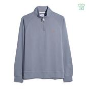 FARAH ARNOLD 1/4 ZIP - ICELANDIC BLUE image
