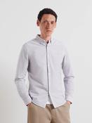 FARAH BREWER STRIPE LS SHIRT - DEEP PURPLE image