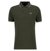 BARBOUR FIELDING TAILORED POLO - OLIVE