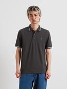 FARAH BOWES TIPPING POLO - WASHED BLACK image