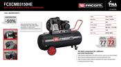Facom Italy 150ltr 3hp compressors 50% lesss noise (Copy)