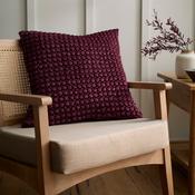 Bobble Cushion in Berry 55 x 55cm image