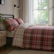 Bennet Check Duvet Cover Set in Red image