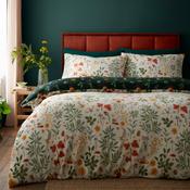 Botanical Mushrooms Duvet Cover Set in Natural image
