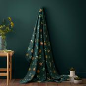 Botanical Mushrooms Throw in Green 120 x 150cm image
