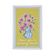 Blooming Much Cotton Tea Towel in Multicolour