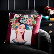 Bouquet Lady Cushion in Multi 43 x 43cm image
