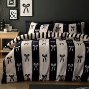 Bows Duvet Cover Set in Monochrome image