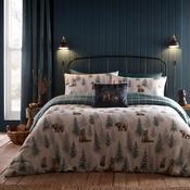 Bear Walks Duvet Cover Set in Natural