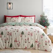 Christmas Gonks Duvet Cover Set in Natural image