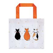 Cats In Waiting 2026 PVC Bag Small in Orange