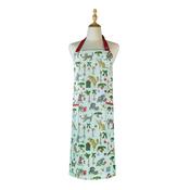 Christmas Cats Cotton Apron in Seafoam image
