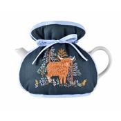 Connie the Cow Tea Cosy Muff in Navy