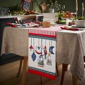 Christmas Ornaments Table Runner in Multicolour image