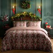 Festive Robin Duvet Cover Set in Red image