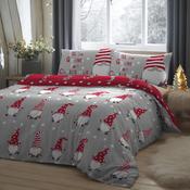 Christmas Gnome Duvet Cover Set in Silver image