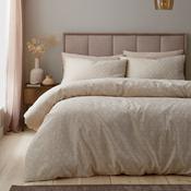 Geo Jacquard Duvet Cover Set in Natural image