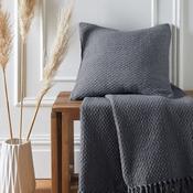 Hayden Cushion in Charcoal 43 x 43cm