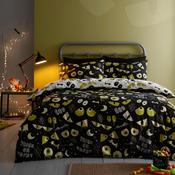 Halloween Trick or Treat Duvet Cover Set in Black image