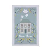 New Home Cotton Tea Towel in Multicolour