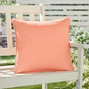 Plain Dye Outdoor Cushion in Orange 43 x 43cm image