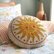 Soleil Round Cushion in Yellow