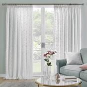 Sophia Pencil Pleat Curtains in Ivory