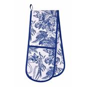 Willow Toile Double Oven Glove in Blue image