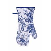 Willow Toile Gauntlet Oven Glove in Blue image