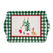 Winter Walkies Scatter Tray in Beige image