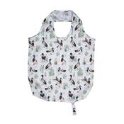 Farmhouse Ducks Foldable Tote Bag Medium in Sage