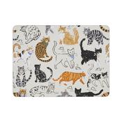 Feline Friends Placemat 4 Pack in Cream image