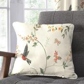 Darnley Cushion in Coral/Natural 43 x 43cm