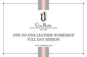 One-to-One Full Day Leather Workshop image