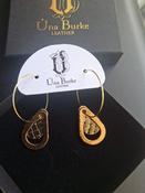 Open Tear Drop Earrings image