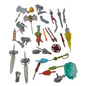 Action Figure Accessories Bulk Bag Weapons and Spare Parts 6 to 7 inch Job Lot image