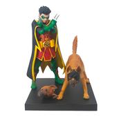 DC Comics Robin and Ace the Bat-Hound Super Sons Kotobukiya ARTFX+ 1/10 Statue image