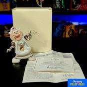 Disney Beauty and the Beast Cogsworth Lenox Figurine Vintage