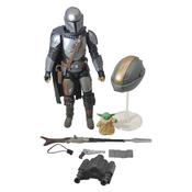 Star Wars Mandalorian Din Djarin The Child Deluxe Black Series Hasbro Figure image