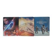 Star Wars Rogue One Solo Last Jedi Blu-ray Steelbook Bundle image