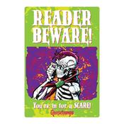 Goosebumps Reader Beware Trick or Treat Studios Metal Sign