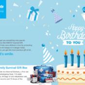 Special Family Survival Gift Box - Birthday Electronic Card