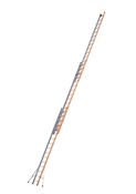 Tubesca Pronor 3 Section Rope Operated Ladder 4.65m