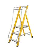 Magnastep Fibreglass Wide Platform Stepladder 3 Tread