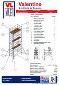 UTS Access Tower 1.45m (W) x 2.5m (L) 6.7m Platform Height