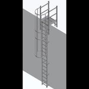 Hymer Fixed Ladder 9.24m C/W Parapet 730mm