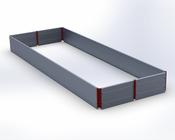 UTS Double Width Aluminium Folding Toe Board 1.8m (L)